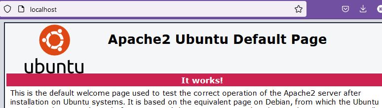 Apache HTTPD default page