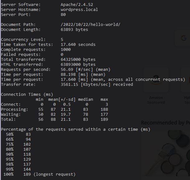 WordPress Performance Test Results with OpCache and Redis Third Run