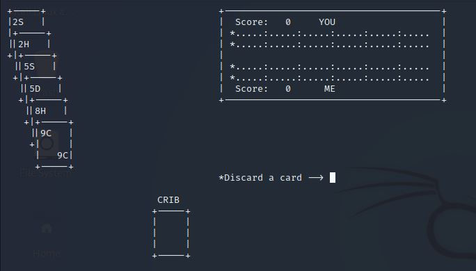 Linux Card Game Cribbage