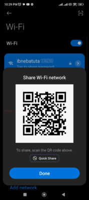 Android Network Share Qr Code