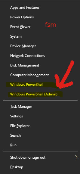 Context Menu For Running Windows Command And Power Shell In Admin Mode.